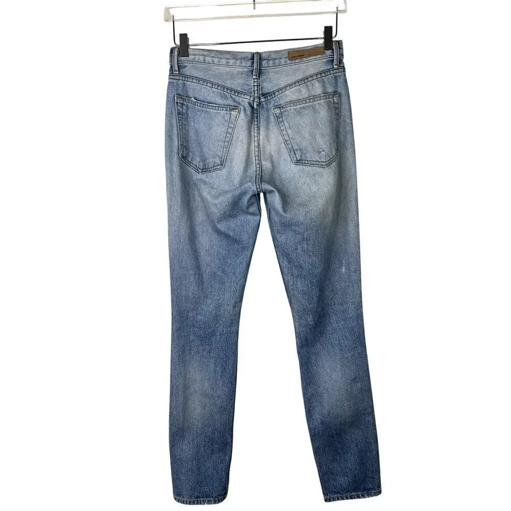 GRLFRND Karolina Distressed Skinny Jeans I Put a Spell on You Denim 26